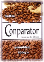Conparator Kaffee gemahlen 500g Grundpreis ¤ 20.80/kg Conparator Kaffee gemahlen 500g Grundpreis ¤ 20.80/kg